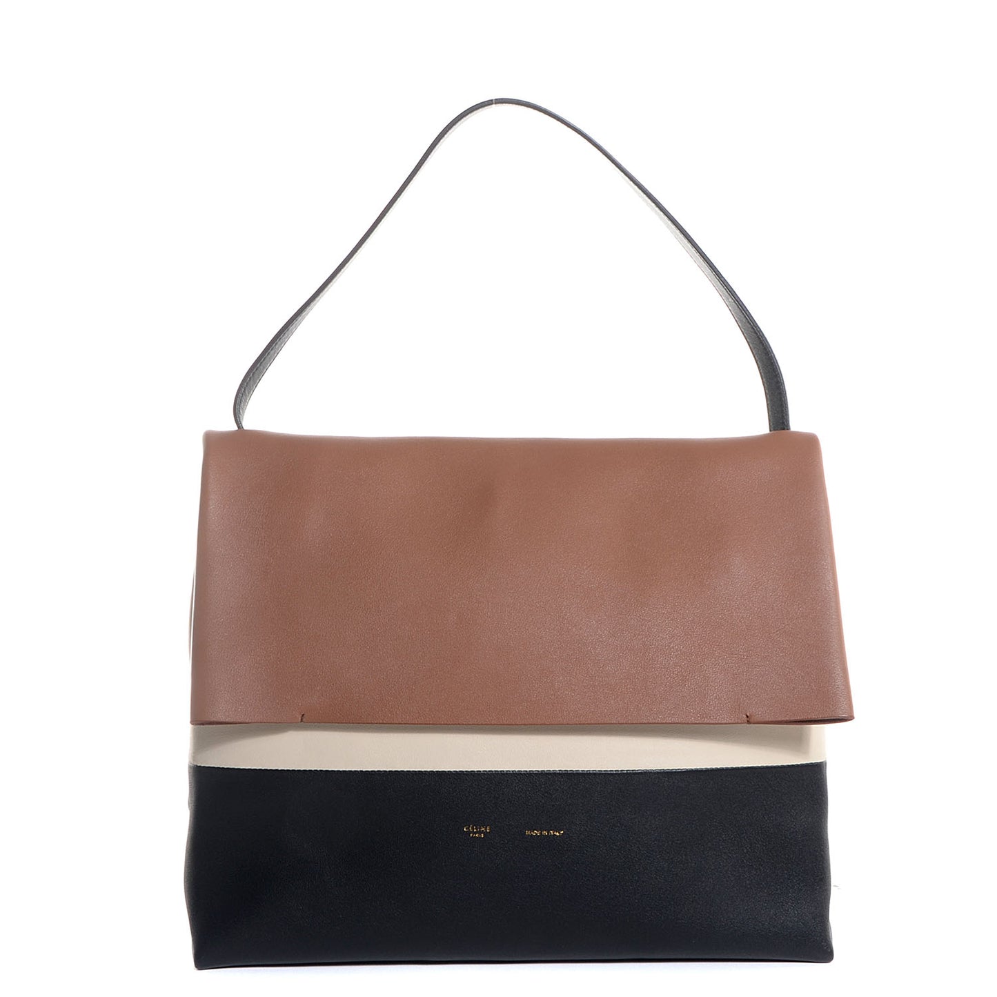 Calfskin All Soft Shoulder Bag Tan