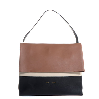 Celine Calfskin All Soft Shoulder Bag Tan 1 of 9