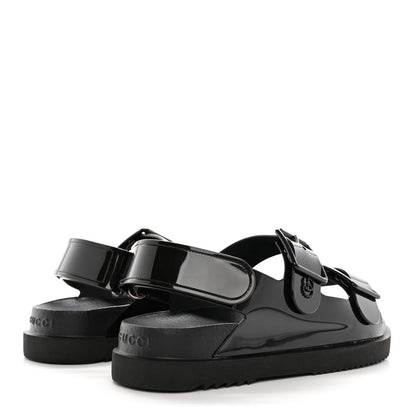 Gucci Rubber Mini Double G Womens Isla Dad Sandals 36 Black 4 of 12