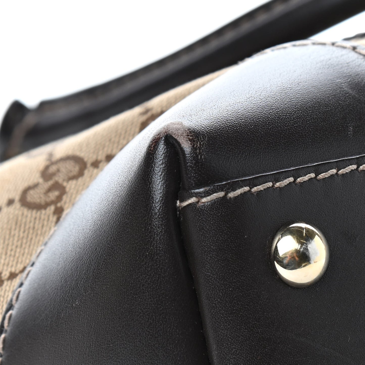 Monogram Small Lovely Heart Tote Dark Brown
