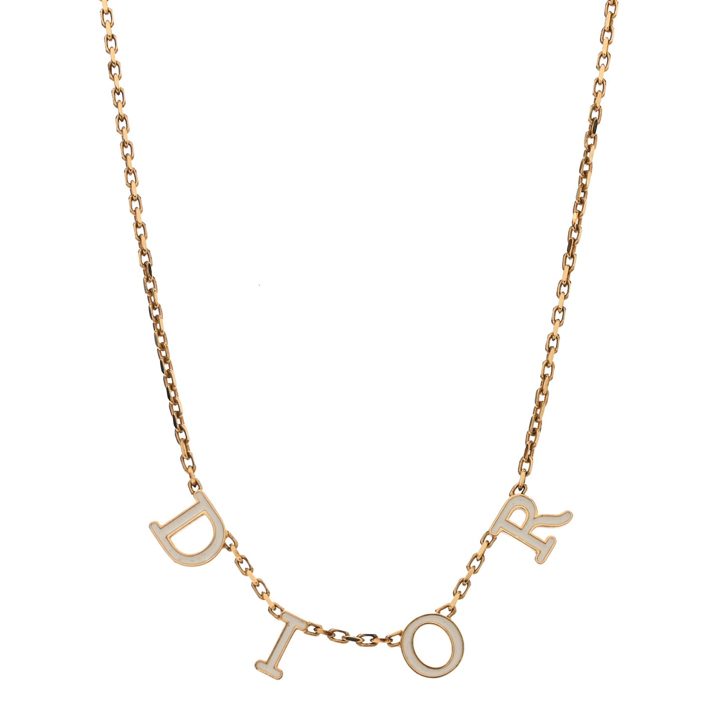Metal Lacquer Dio(r)evolution Necklace Gold