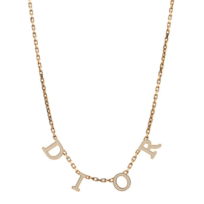 Christian Dior Metal Lacquer Dio(r)evolution Necklace Gold 1 of 5