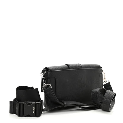 Fendi Cuoio Romano Selleria Belt Baguette Bag Black 8 of 9