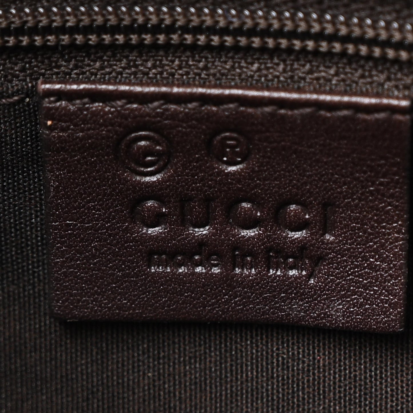 Suede Guccissima Small Boston Brown