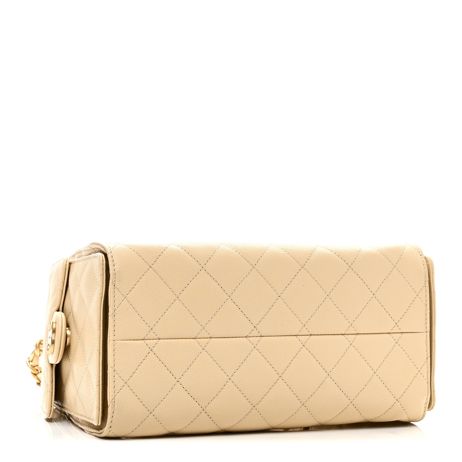 Chanel Caviar Quilted Small Chanel 25 Handbag Light Beige 4 of 10