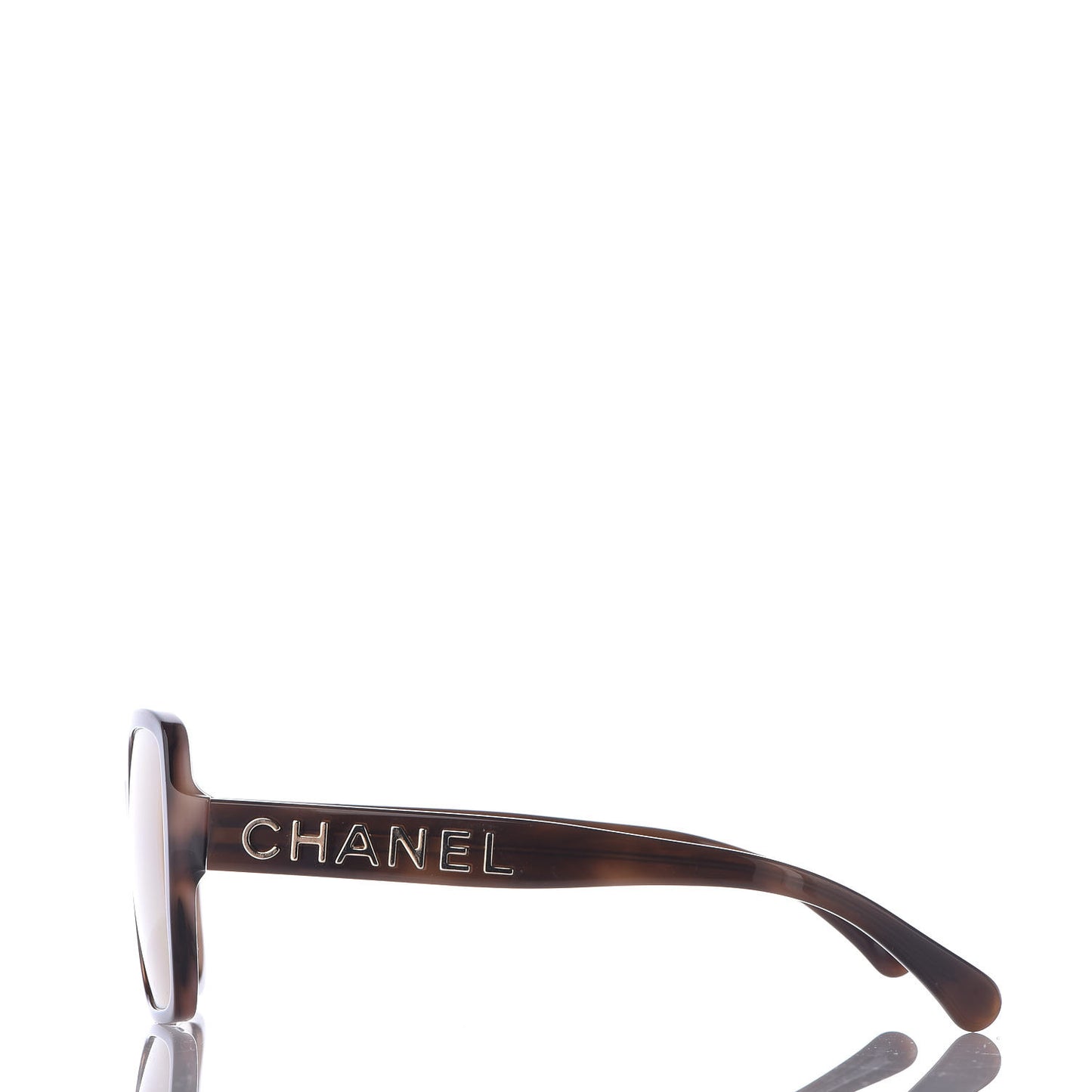 Acetate 24K Gold Mirror Square Sunglasses 5408 Brown