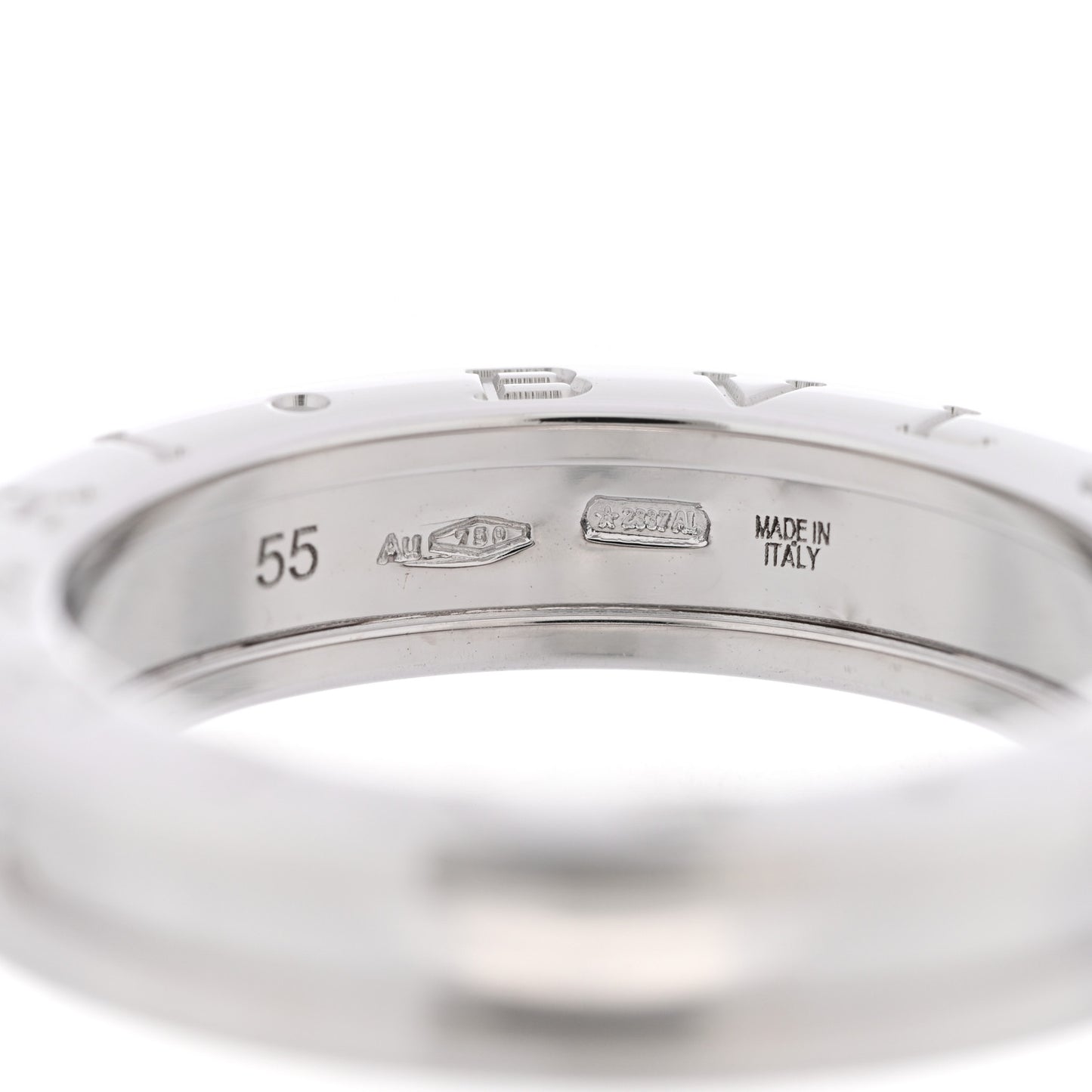 18K White Gold B.Zero1 One-Band Ring 55 7.25