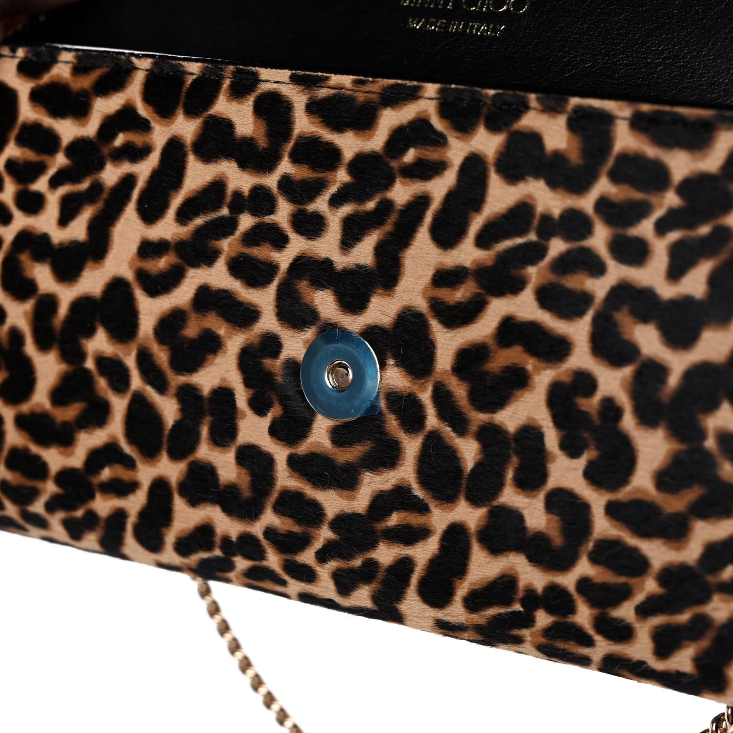Ponyhair Mini Madeline Wallet On Chain Leopard Natural