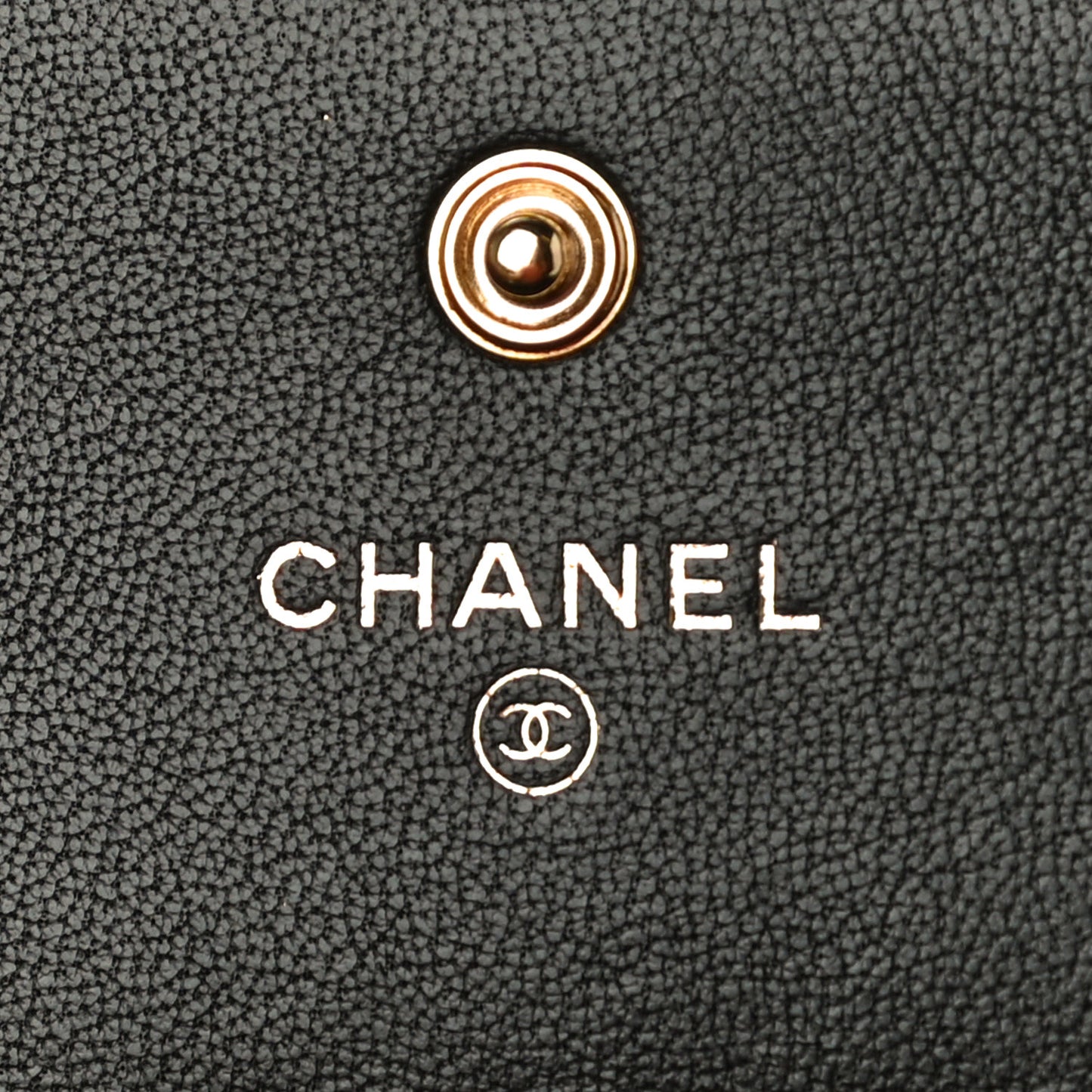 Goatskin Quilted Medium Chanel 19 Flap Wallet Black