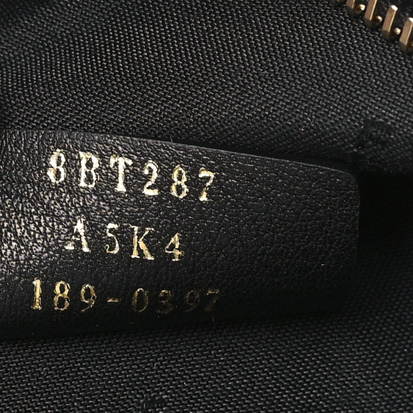 Glazed Fabric Vitello Century F is Fendi FF 1974 Stamp Patch Camera Case Mogano Panna Black