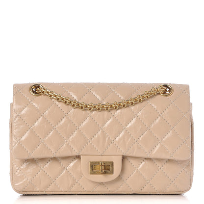 Chanel Distressed Calfskin Quilted 2.55 Reissue 225 Flap Beige 1 of 10