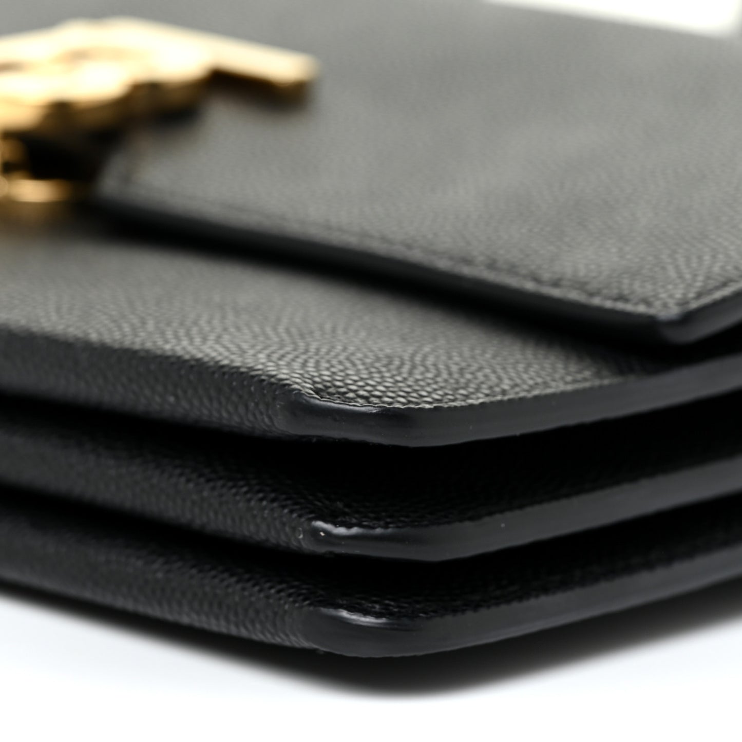 Grained Calfskin Albion TB Bag Black