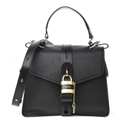 Chloe Grained Calfskin Medium Aby Day Shoulder Bag Black 1 of 10