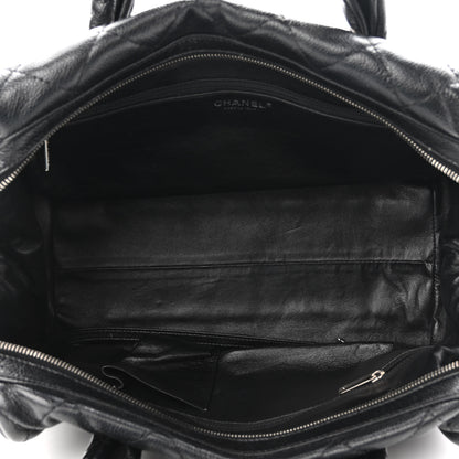 Chanel Caviar Quilted CC Timeless Bowler Black 5 of 10