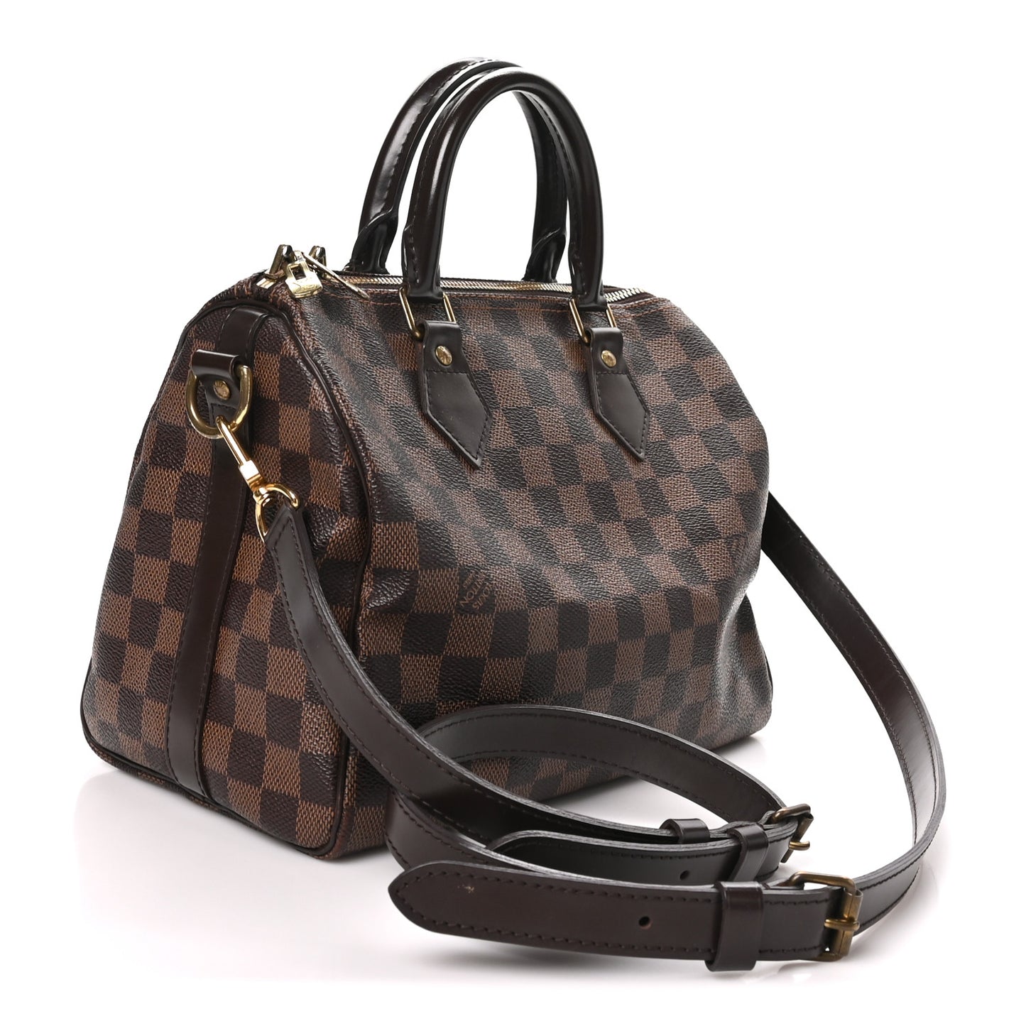 Damier Ebene Speedy Bandouliere 25