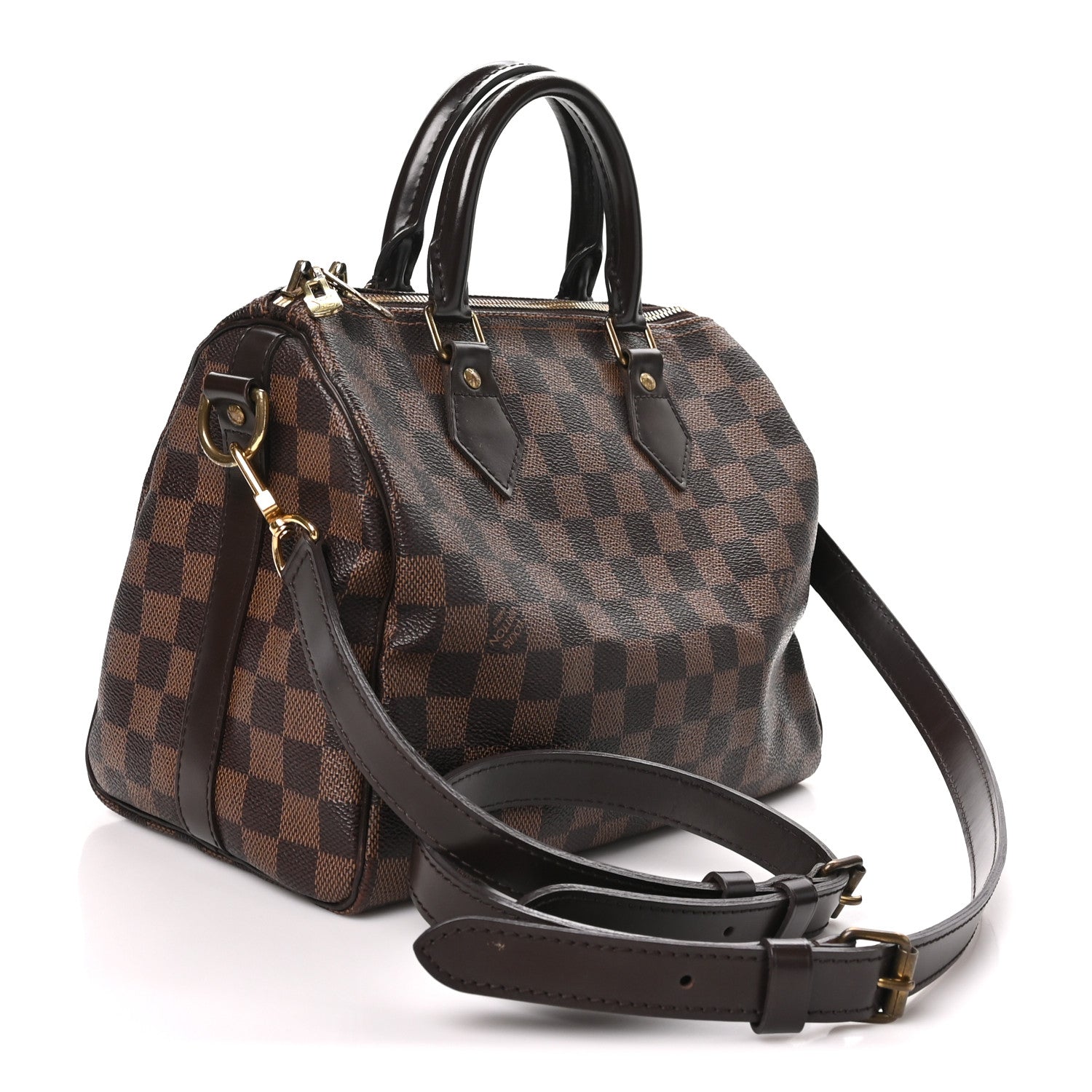Louis Vuitton Damier Ebene Speedy Bandouliere 25 3 of 10