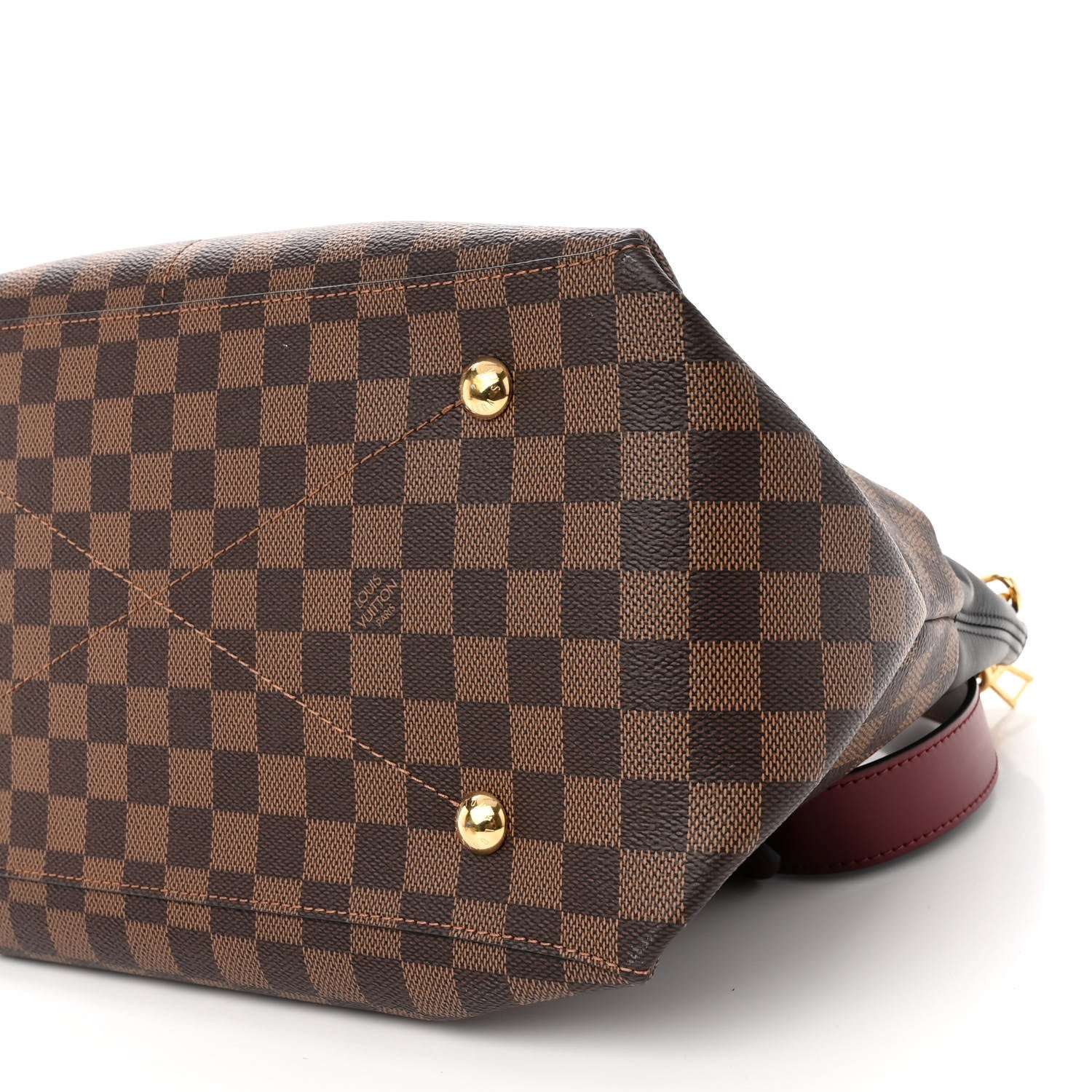 Louis Vuitton Damier Ebene Calfskin Maida Black 9 of 10
