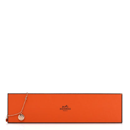 Hermes 18K Rose Gold Diamond PM Ex-Libris Bracelet ST 4 of 4