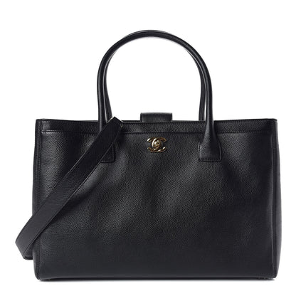 Chanel Calfskin Cerf Shopper Tote Black 1 of 10