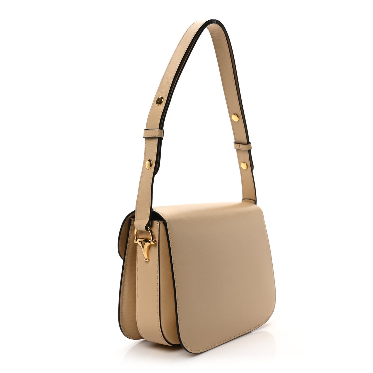 Azalea Calfskin Horsebit 1955 Shoulder Bag Bubble Tea