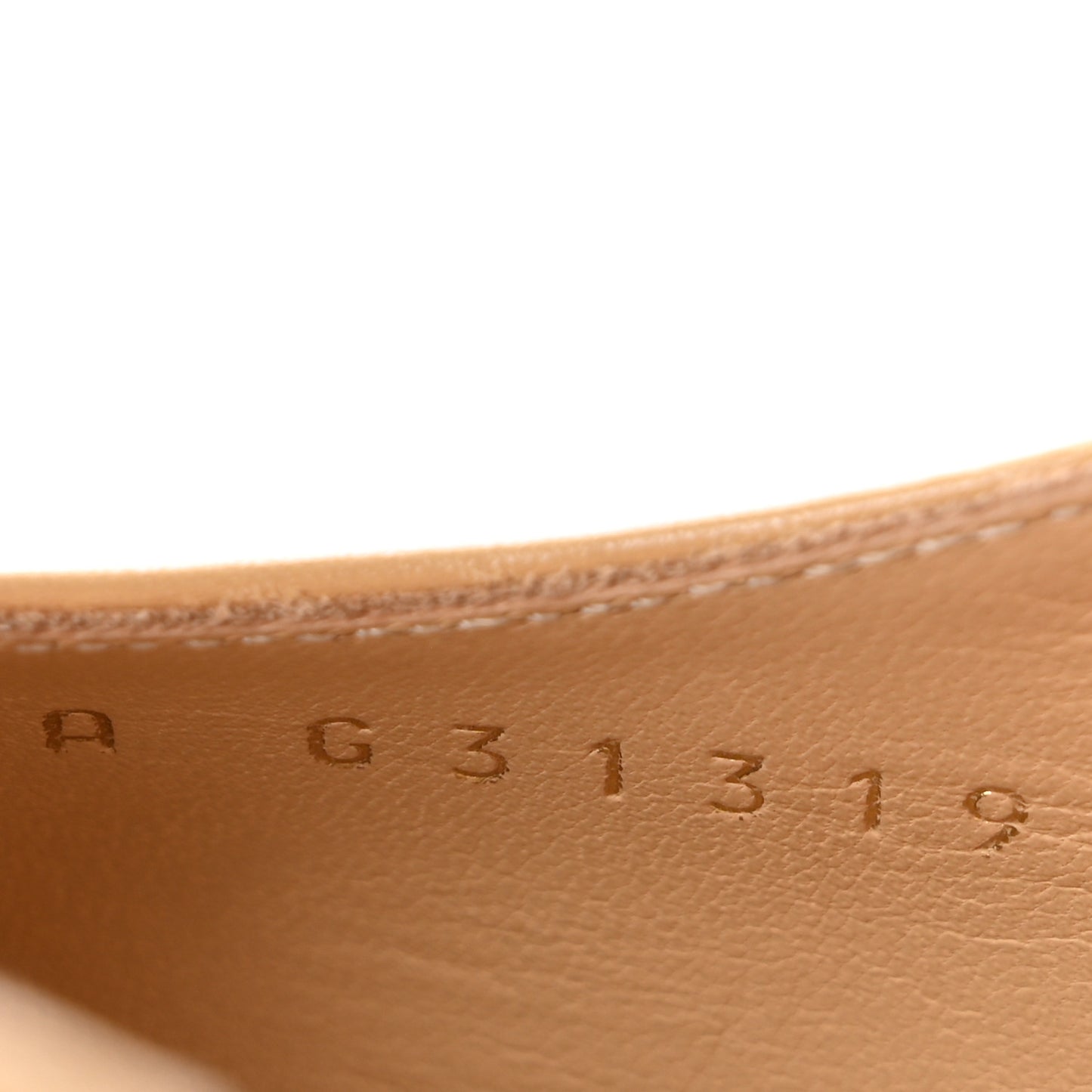 Goatskin Grosgrain Cap Toe CC Slingback Sandals 38.5 Beige Black
