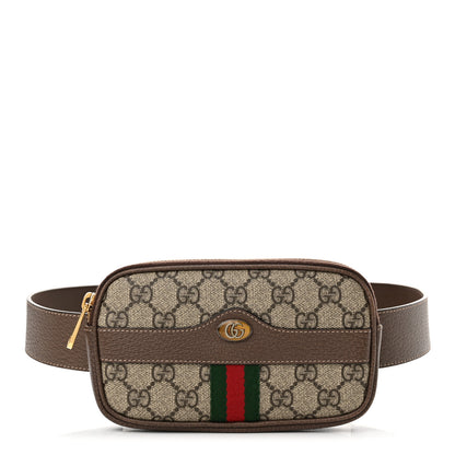 Gucci GG Supreme Monogram Ophidia Belted iPhone Case 85 34 Dark Brown 1 of 13