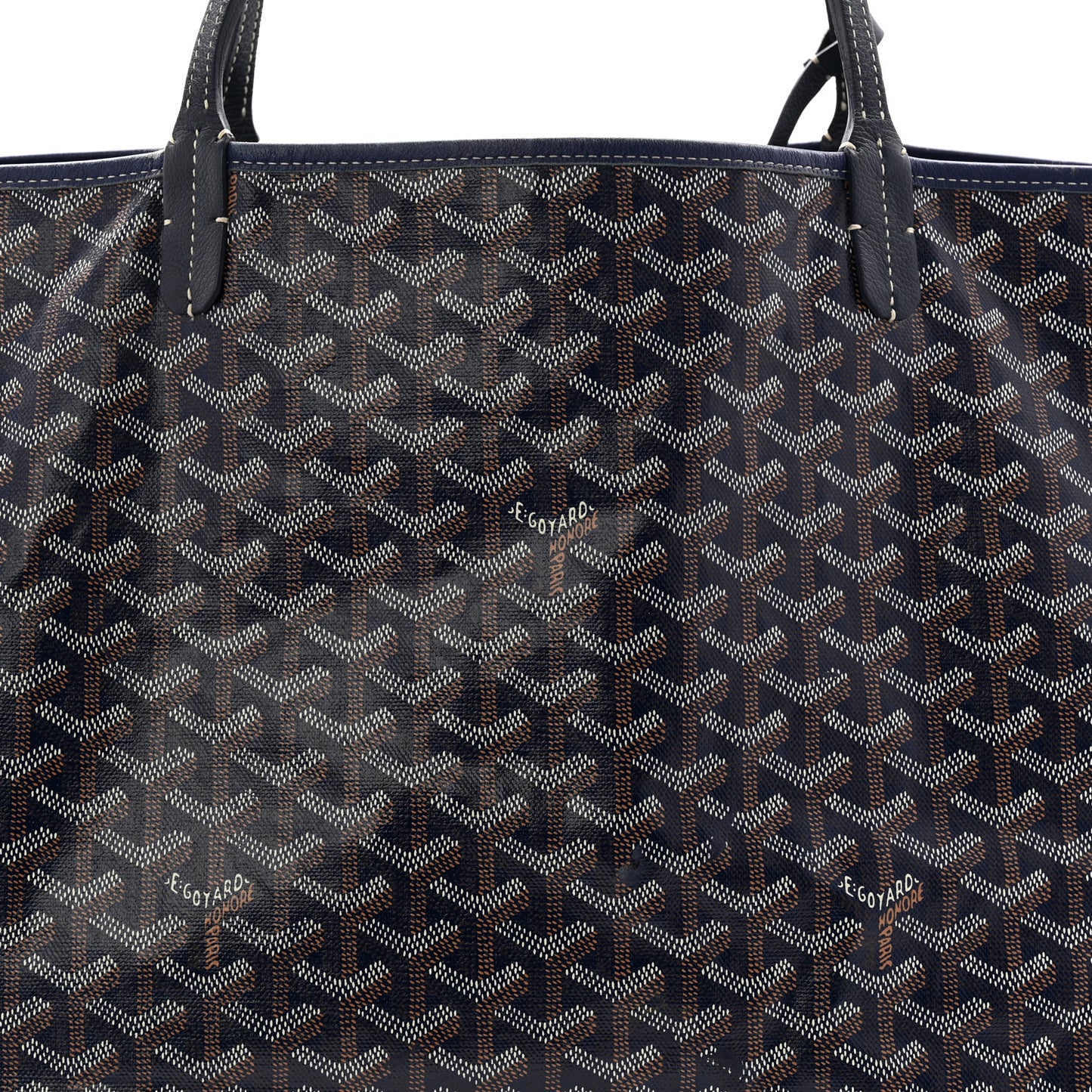 Goyardine Reversible Anjou GM Navy