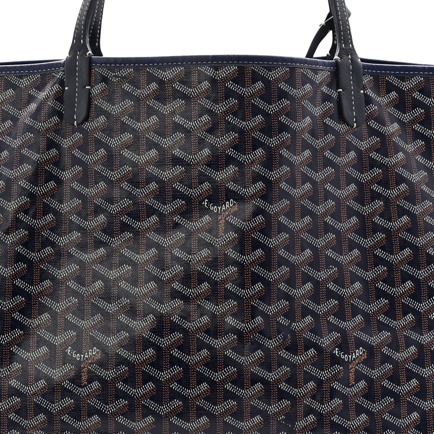 Goyard Goyardine Reversible Anjou GM Navy 13 of 17