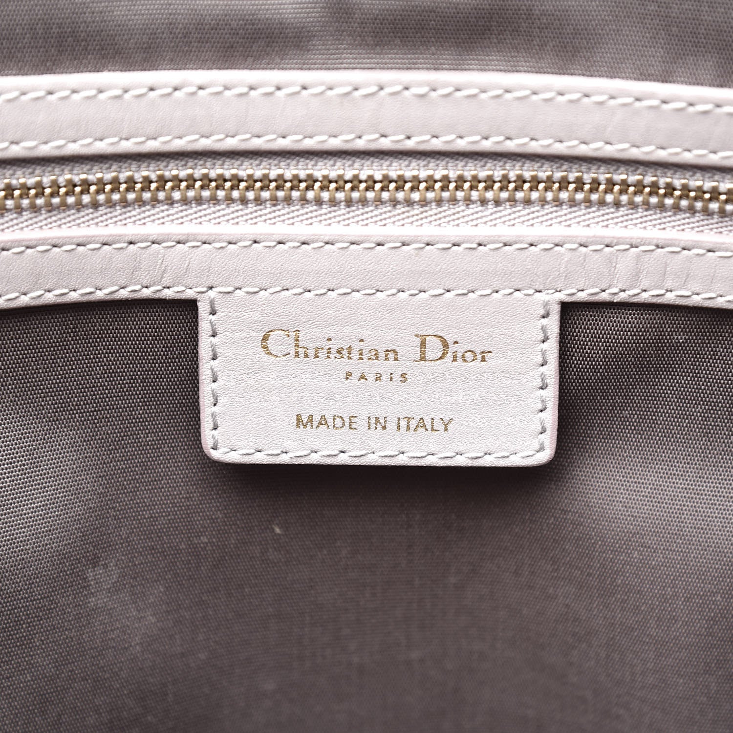 Christian Dior Coated Canvas Cannage Medium Panarea Tote Grey 5 of 10