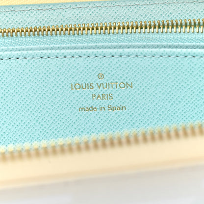 Louis Vuitton Monogram Giant By The Pool Zippy Wallet Blue 6 of 7