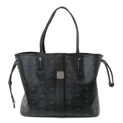 MCM Visetos Medium Liz Reversible Shopper Tote Black 3 of 22