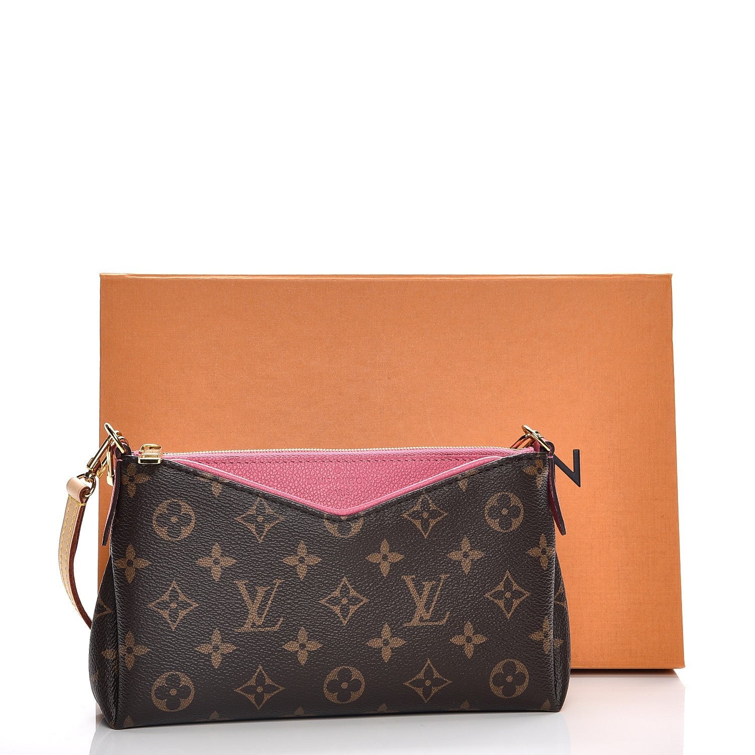 Louis Vuitton Monogram Pallas Clutch Rose Fizzy 10 of 10