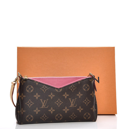 Louis Vuitton Monogram Pallas Clutch Rose Fizzy 10 of 10