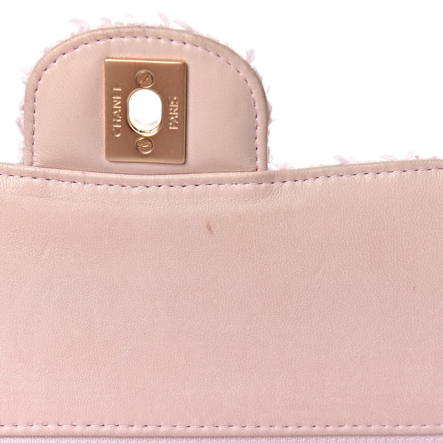 Chanel Tweed Medium Double Flap Pink 10 of 20