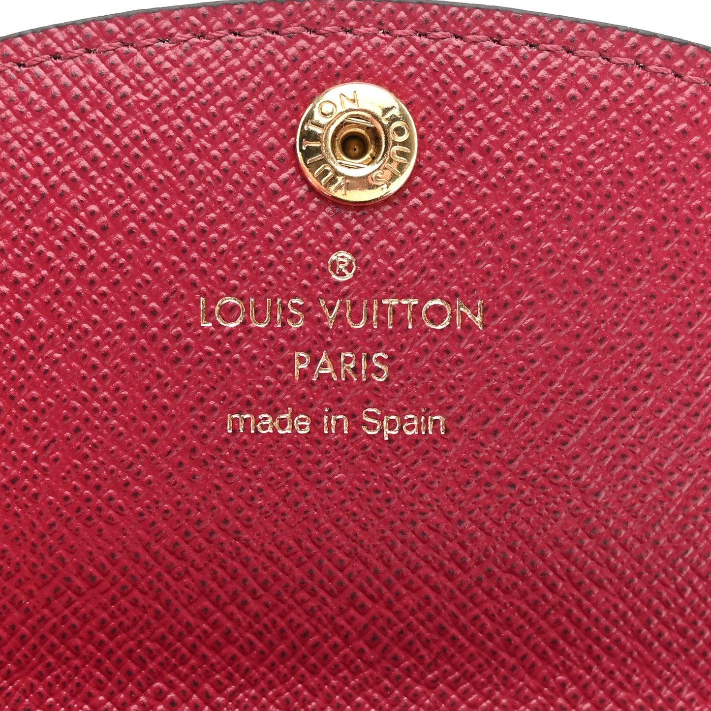 Monogram Rosalie Coin Purse Fuchsia