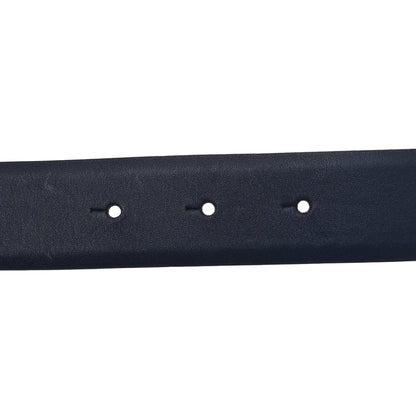 Chanel Calfskin Quilted CC Belt 95 38 Navy 3 of 7