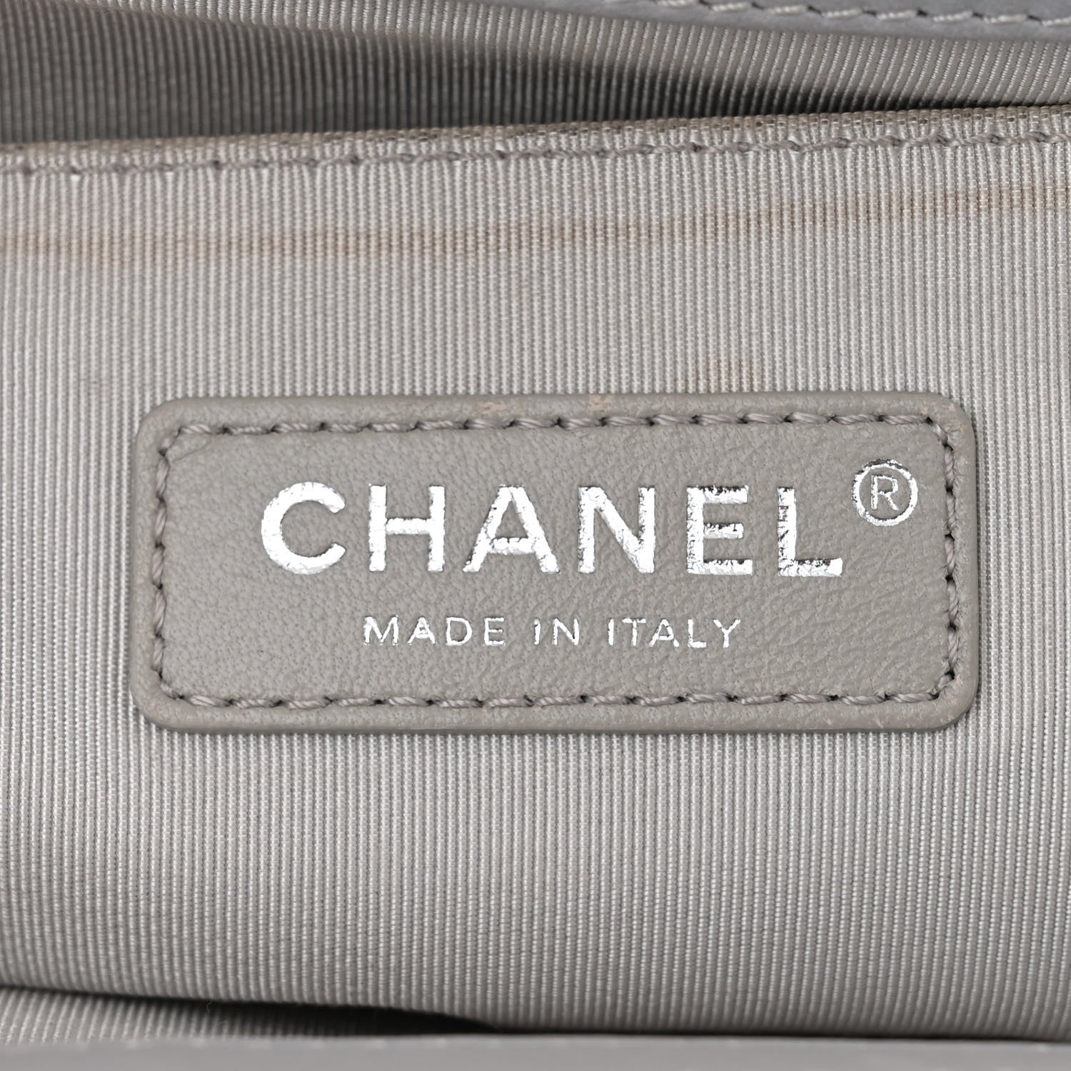 Chanel Lambskin Quilted Medium Boy Flap Grey 6 of 13