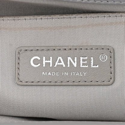 Chanel Lambskin Quilted Medium Boy Flap Grey 6 of 13