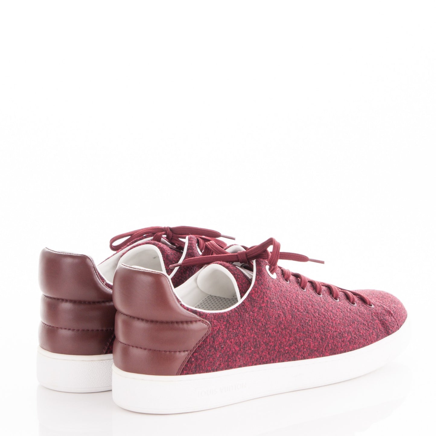 Tweed Frontrow Sneakers 9.5 Bordeaux