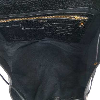 Versace Grained Calfskin Palazzo Medusa Convertible Backpack Black 5 of 8