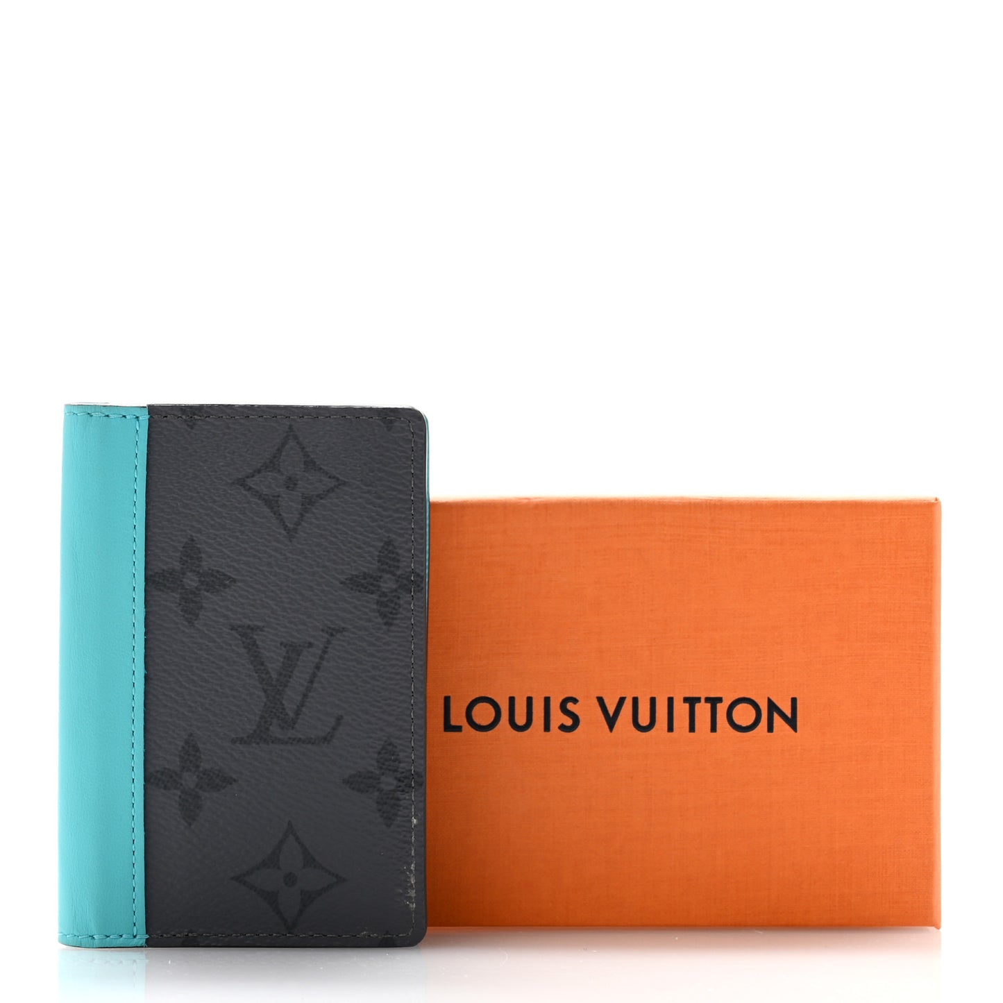 Monogram Macassar Pocket Organizer NM Turquoise