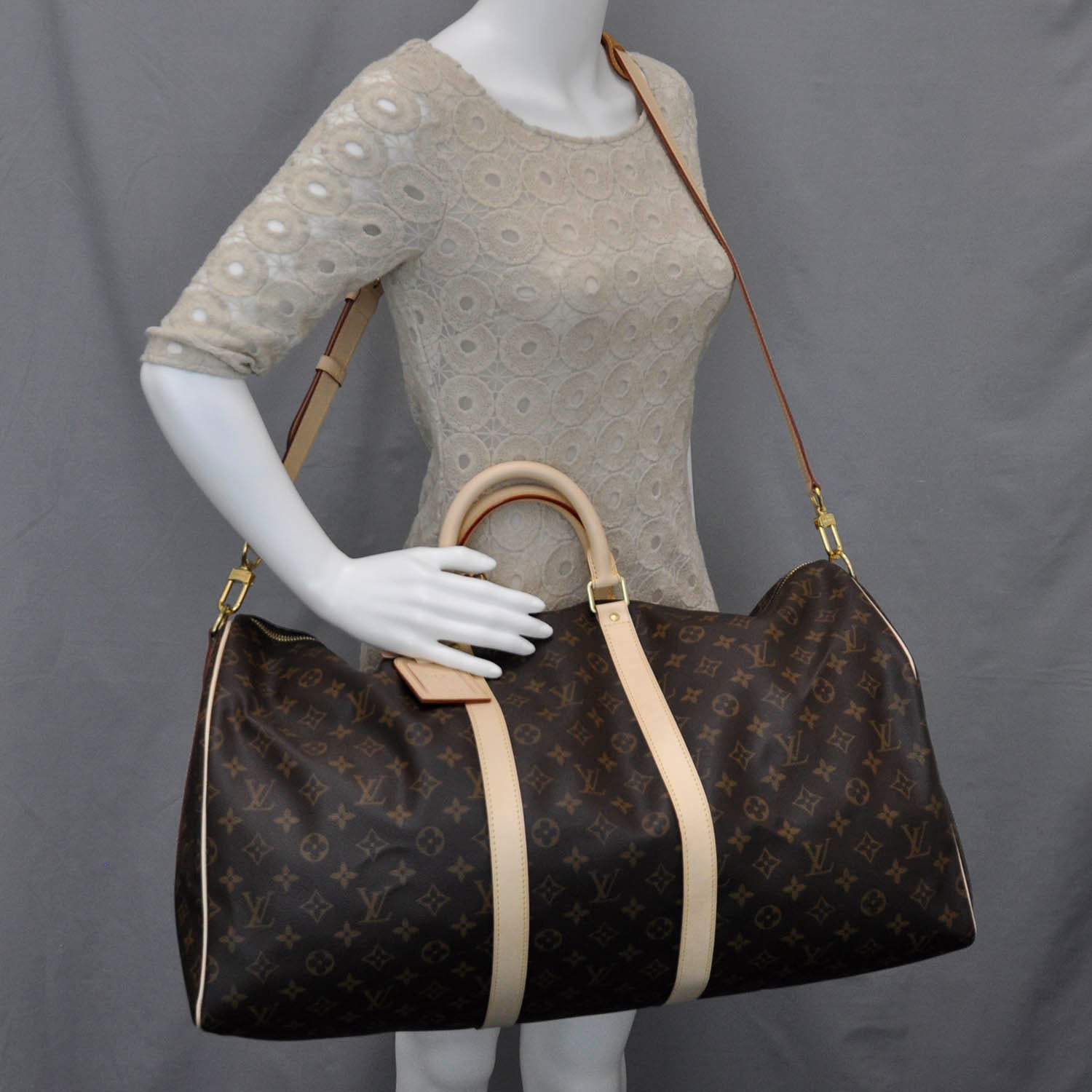 Louis Vuitton Monogram Keepall 55 2 of 12