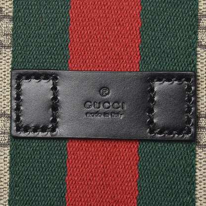 Gucci GG Supreme Monogram Web Messenger Bag Black 6 of 8