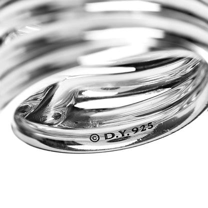 David Yurman Sterling Silver 14mm Continuance Ring 53 6.25 5 of 5