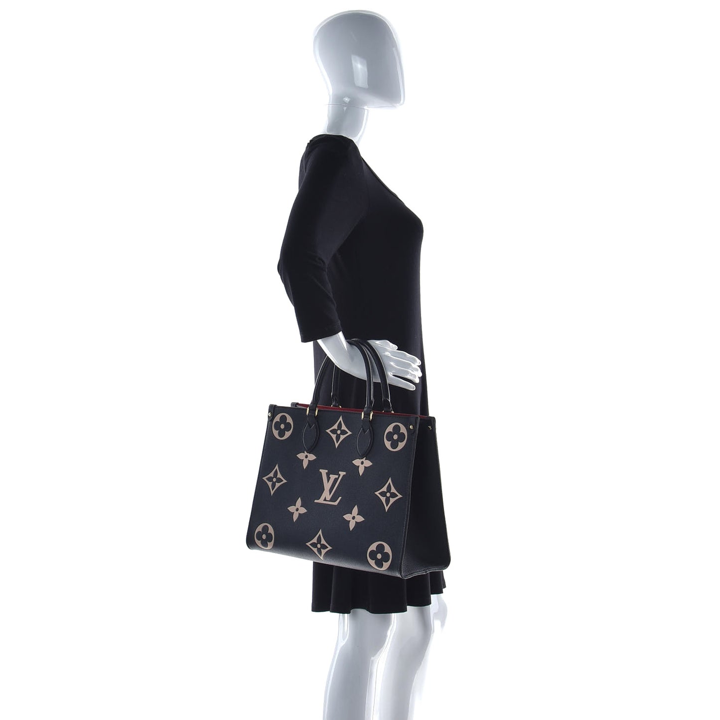 Empreinte Monogram Giant Onthego MM Black Beige