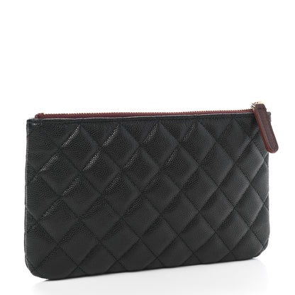 Chanel Caviar Quilted Cosmetic Case Black 3 of 7