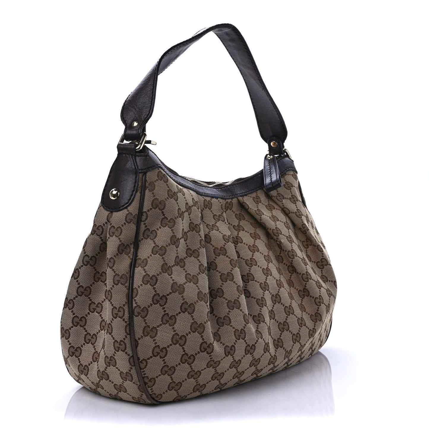 Monogram Medium Sukey Hobo Dark Brown