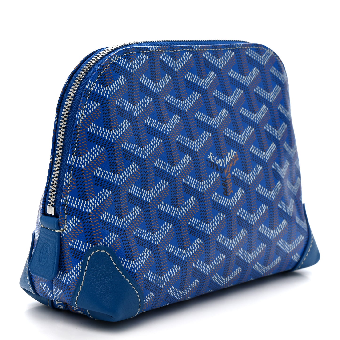 Goyardine Vendome Toiletry Pouch Sky Blue