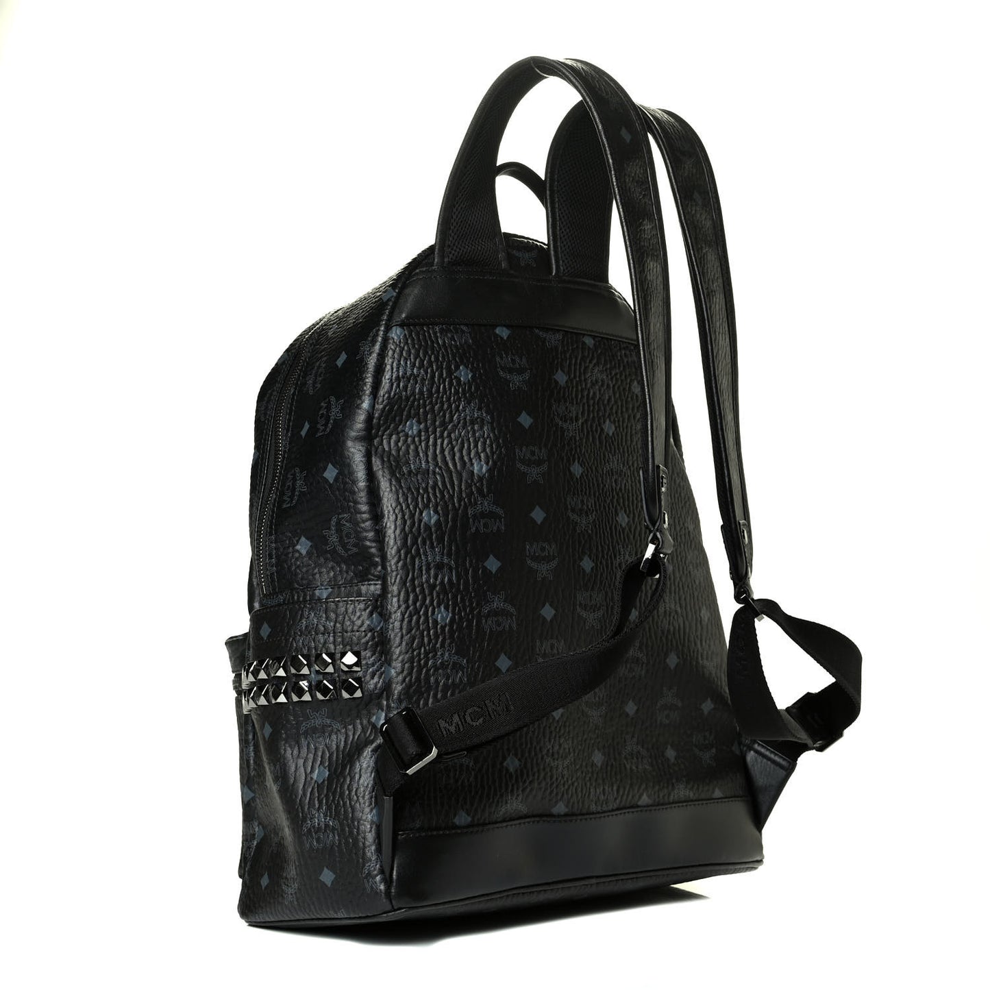 Visetos Medium Side Studs Stark Backpack Black