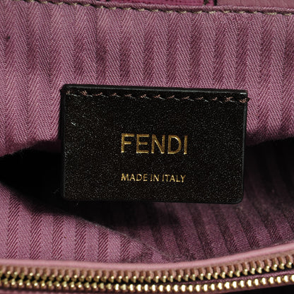 Fendi Vitello Elite Flamingo Petite 2Jours Tote Lilla Glicine 6 of 9